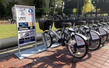 Himeji City Fahrrad-Sharing-Service „Himechari“
