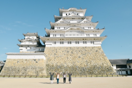 Himeji Castle Bizen-Maru (with model)