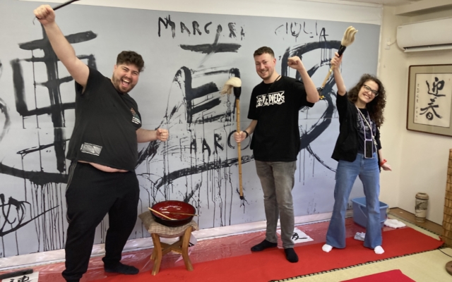 Japanese Calligraphy Experience  :  Hidden Jam in Himeji’s castle town