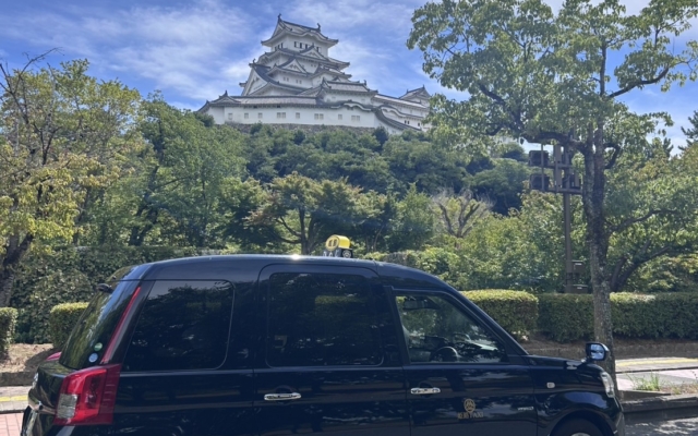 Discover Himeji Castle by Taxi